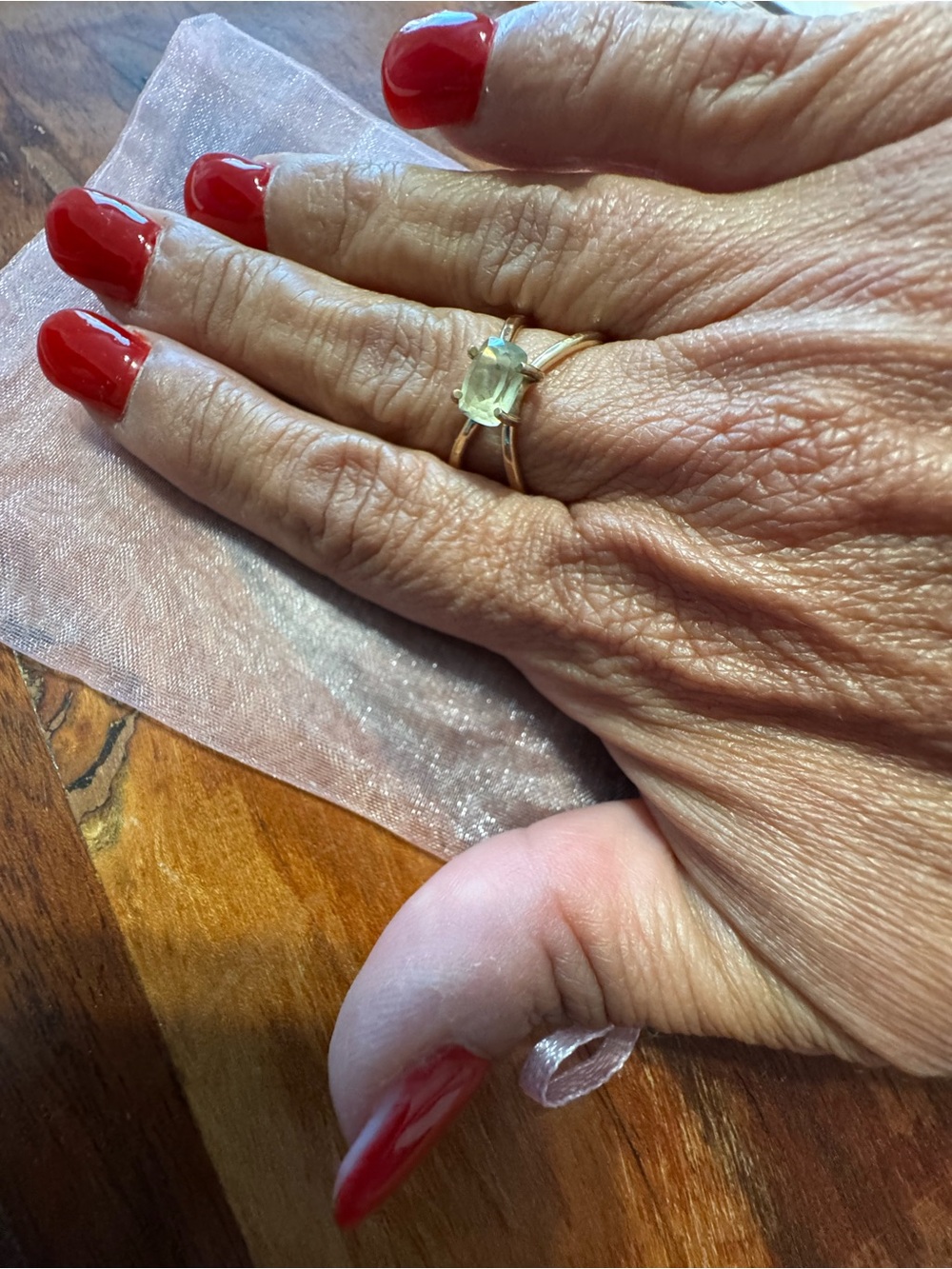 James Michelle Ocean Tide Ring Size 7 - Picture 2 of 9